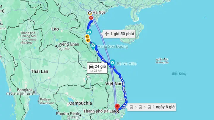 Đà Lạt Cách Hà Nội Bao Nhiêu Km? Bảng So Sánh Chi Tiết Các Phương Tiện Di Chuyển Đà Lạt Cách Hà Nội Bao Nhiêu Km? Bảng So Sánh Chi Tiết Các Phương Tiện Di Chuyển