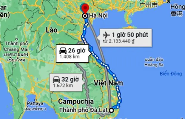 Đà Lạt Cách Hà Nội Bao Nhiêu Km? Bảng So Sánh Chi Tiết Các Phương Tiện Di Chuyển Đà Lạt Cách Hà Nội Bao Nhiêu Km? Bảng So Sánh Chi Tiết Các Phương Tiện Di Chuyển