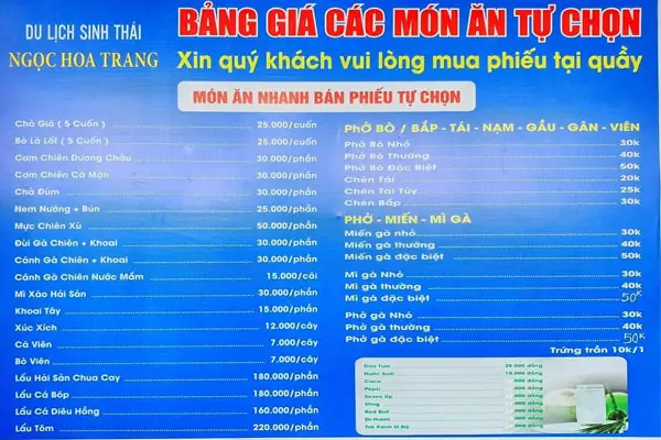 Khu Du Lịch Sinh Thái Ngọc Hoa Trang: Biển Nhân Tạo Giữa Lòng Thành Phố