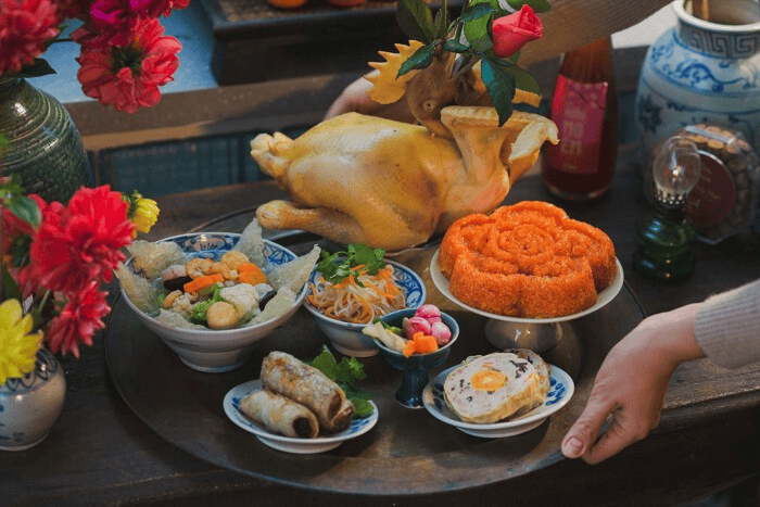gà cúng giao thừa quay đầu ra hay vào - Hình 5