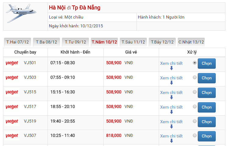 giá vé máy bay hà nội đà nẵng 2 chiều - Hình 3