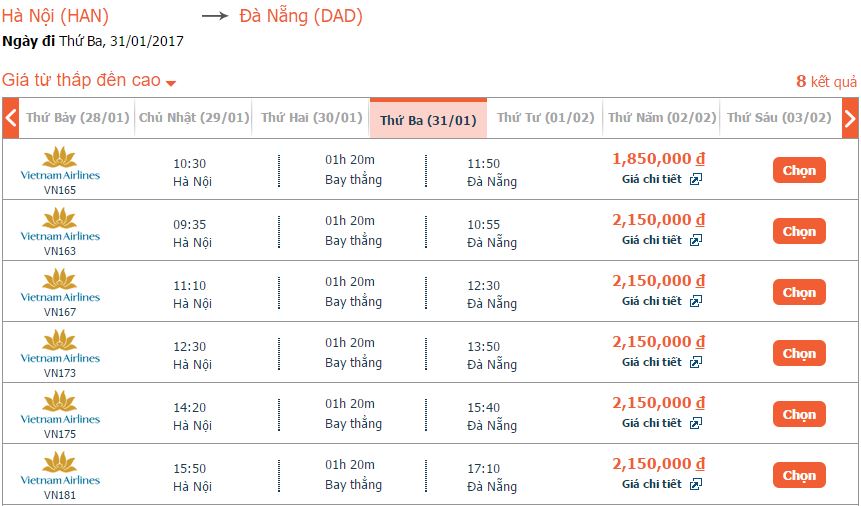 giá vé máy bay hà nội đà nẵng 2 chiều - Hình 4