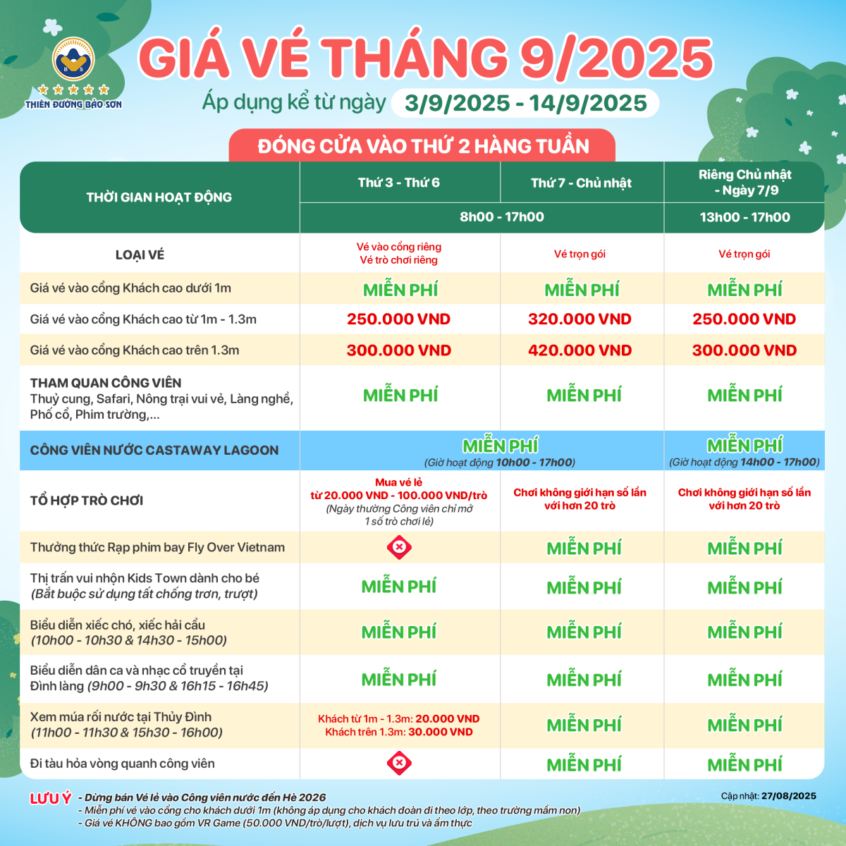 giờ mở cửa thiên đường bảo sơn - Hình 3