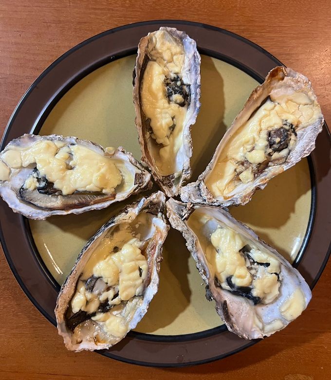 hàu nướng phô mai con bò cười - Hình 5