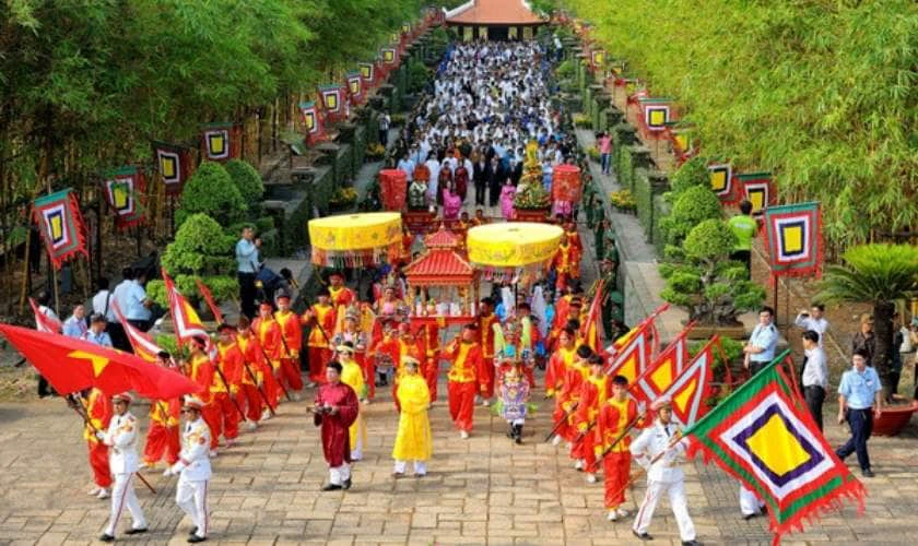 hình ảnh ngày giỗ tổ hùng vương