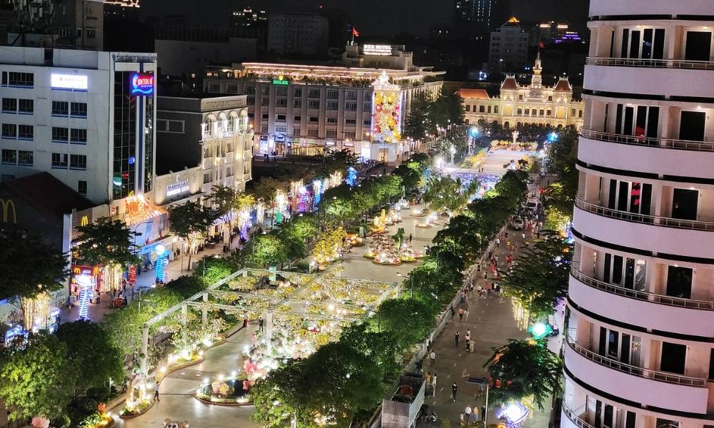 hình ảnh phố đi bộ nguyễn huệ