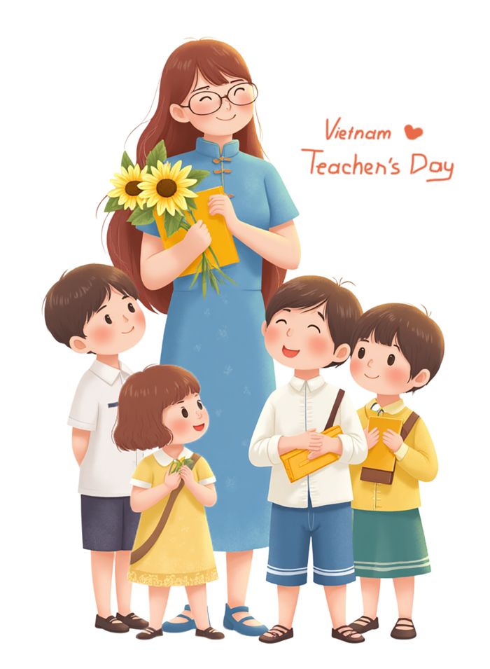 hình ảnh thầy cô và học sinh - Hình 2