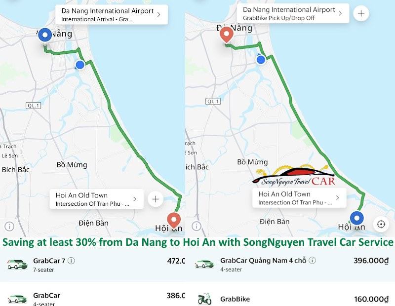 hoi an to da nang airport - Hình 2