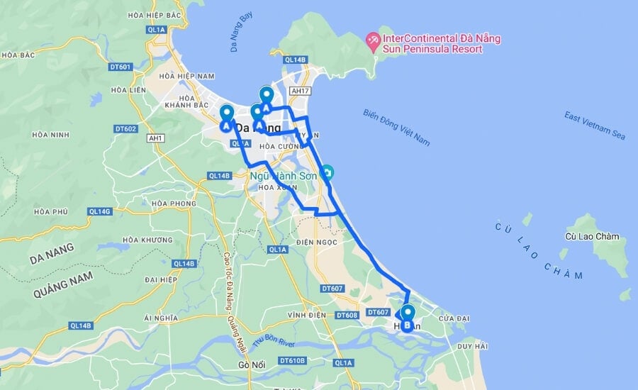 hoi an to da nang airport - Hình 3