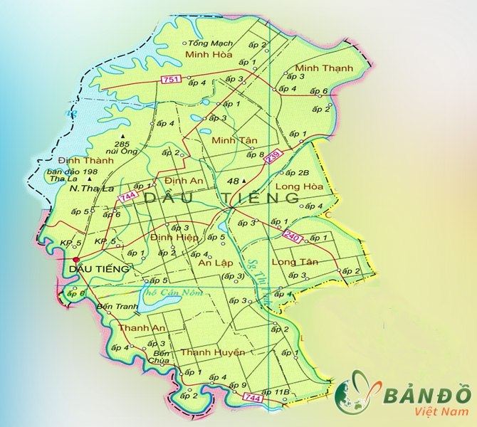 huyện dầu tiếng thuộc tỉnh nào - Hình 3