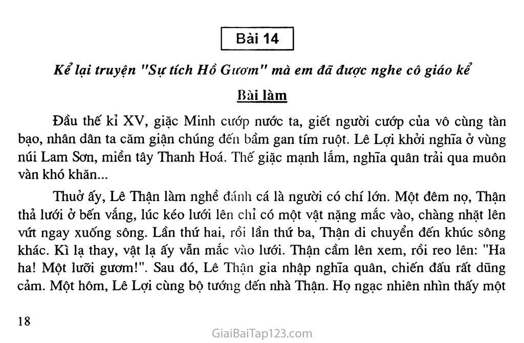 kể chuyện sự tích hồ gươm - Hình 5