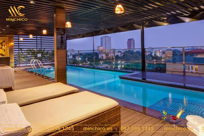 khách sạn có bể bơi ở hà nội - Hình 5