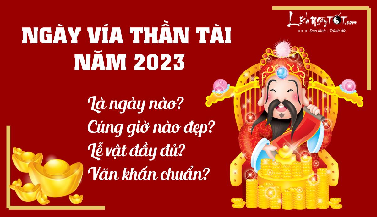 khung giờ cúng thần tài 2023 - Hình 2