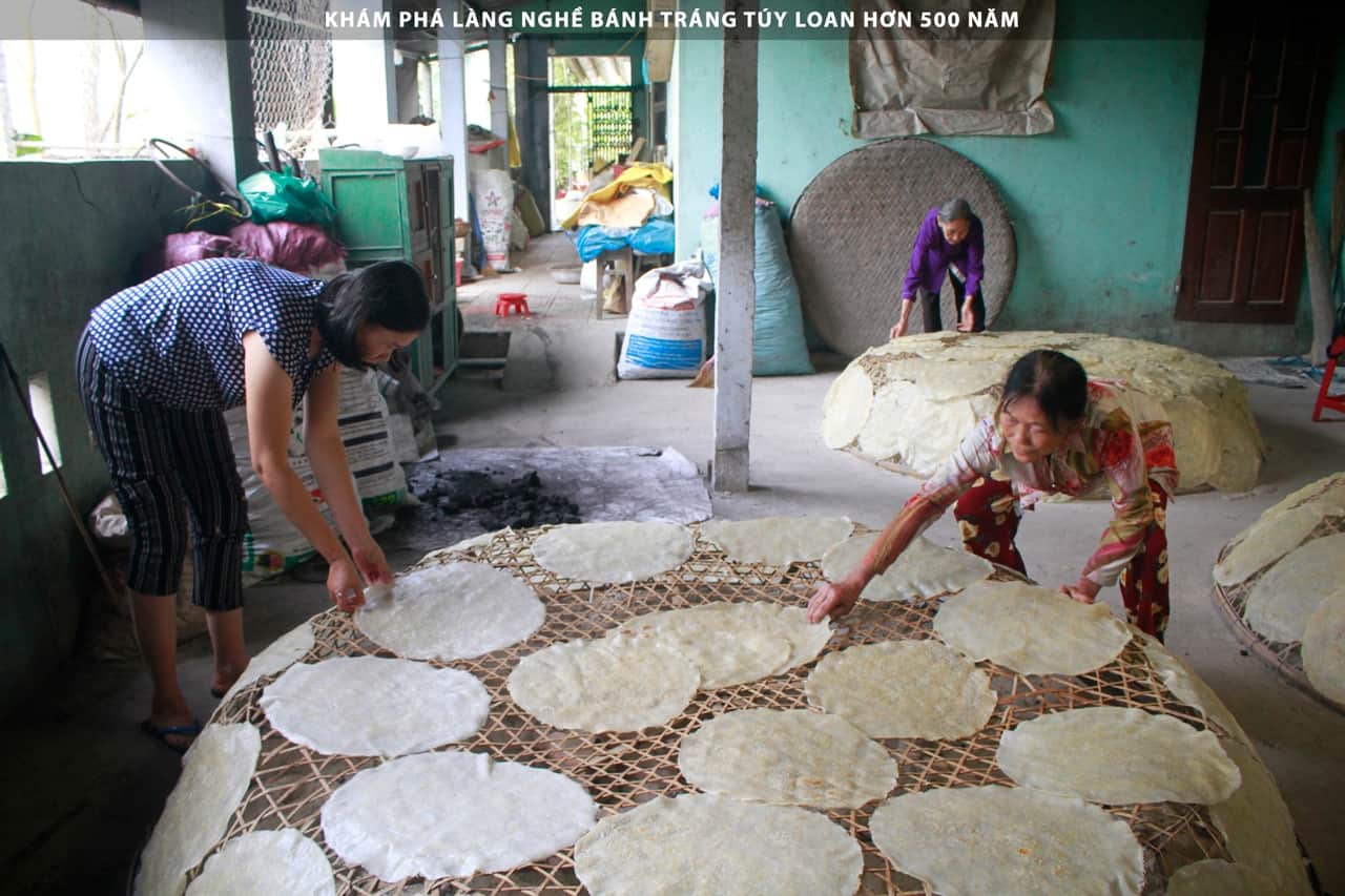 làng nghề bánh tráng túy loan - Hình 3