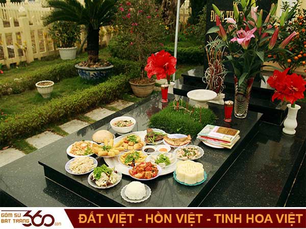 lễ vật cúng tạ mộ mới xây xong
