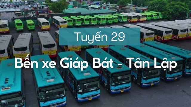 hình ảnh lộ trình xe bus 29 Hà Nội mới nhất dễ hiểu