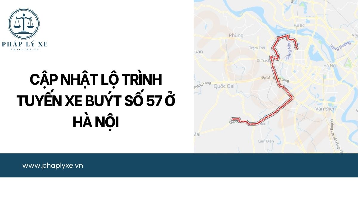 Bản đồ tuyến xe bus 57 Hà Nội cập nhật chi tiết