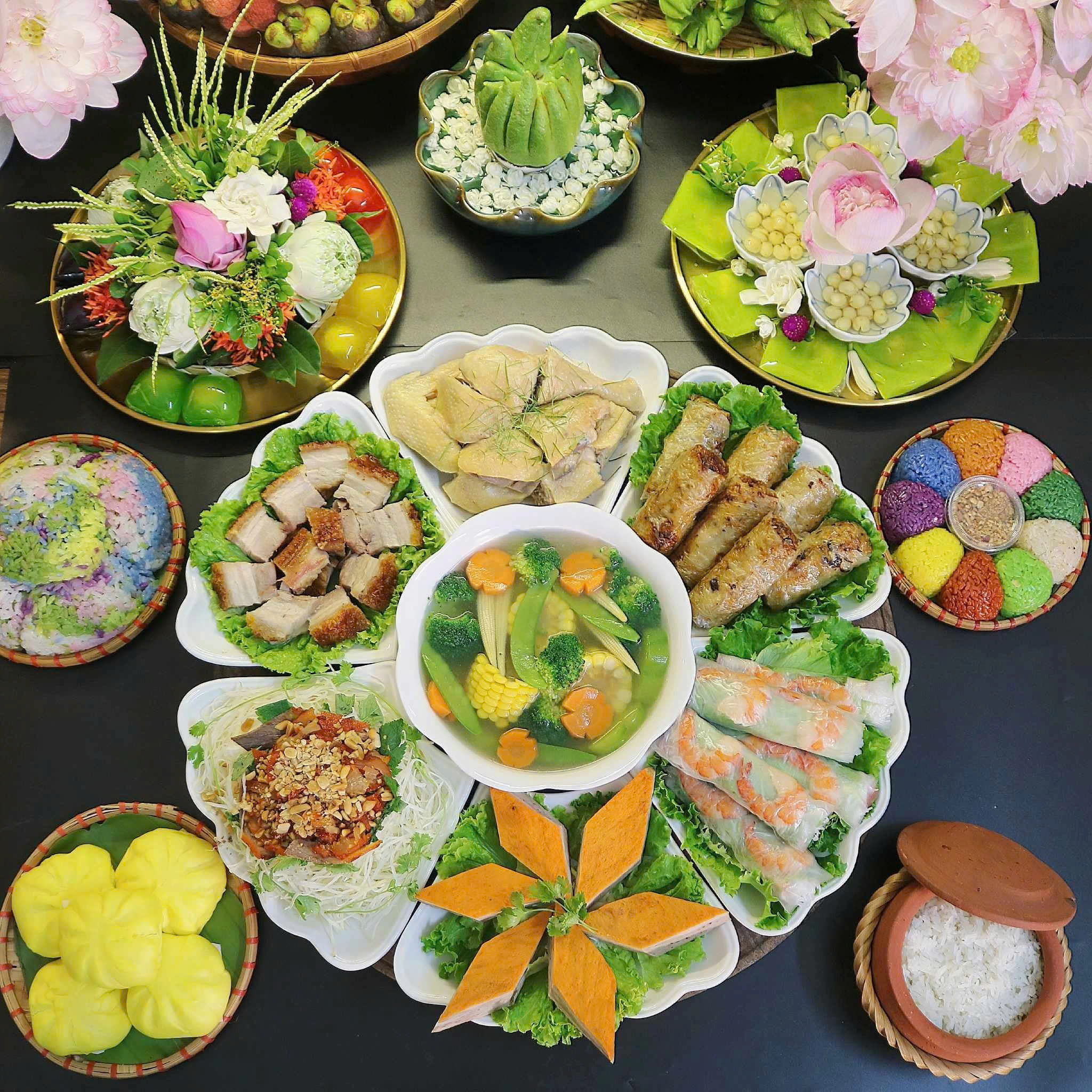 mâm cỗ cúng rằm tháng 7 - Hình 2