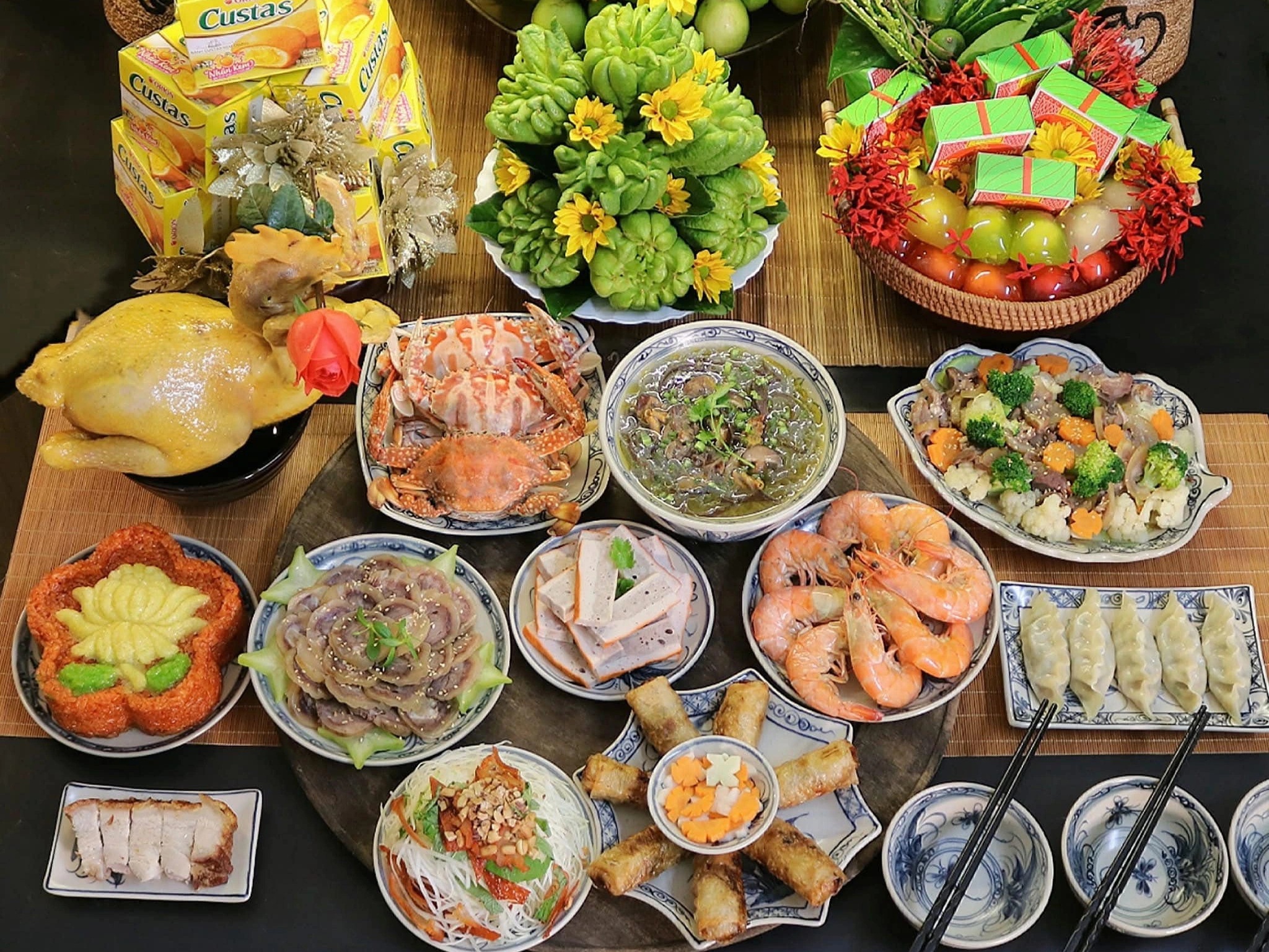 mâm cơm cúng ông công ông táo - Hình 2