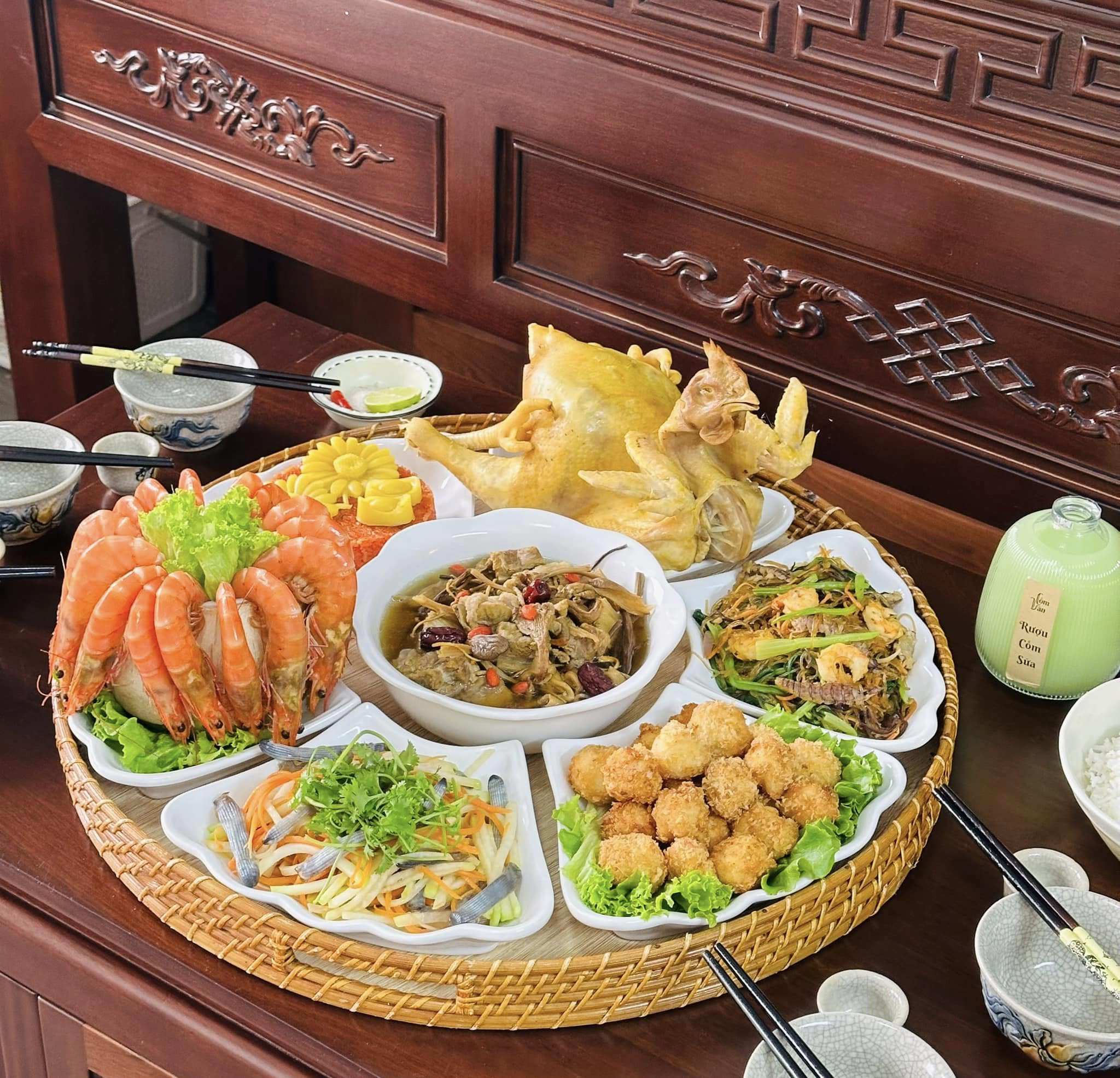 mâm cơm cúng ông công ông táo - Hình 4