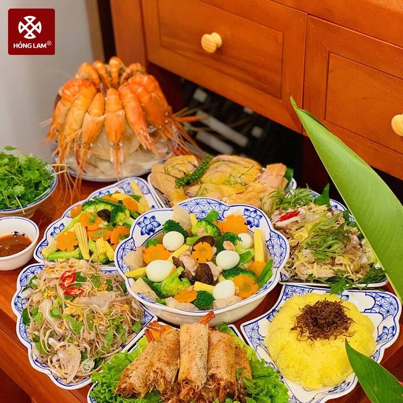 mâm cơm cúng rằm - Hình 2