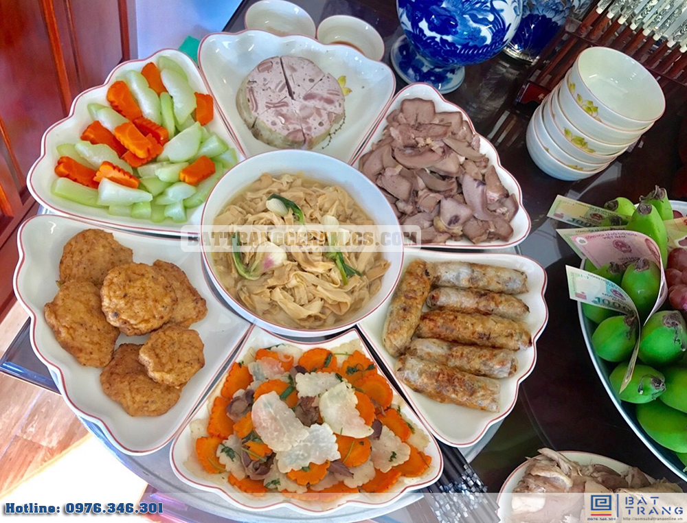 mâm cơm cúng rằm - Hình 5