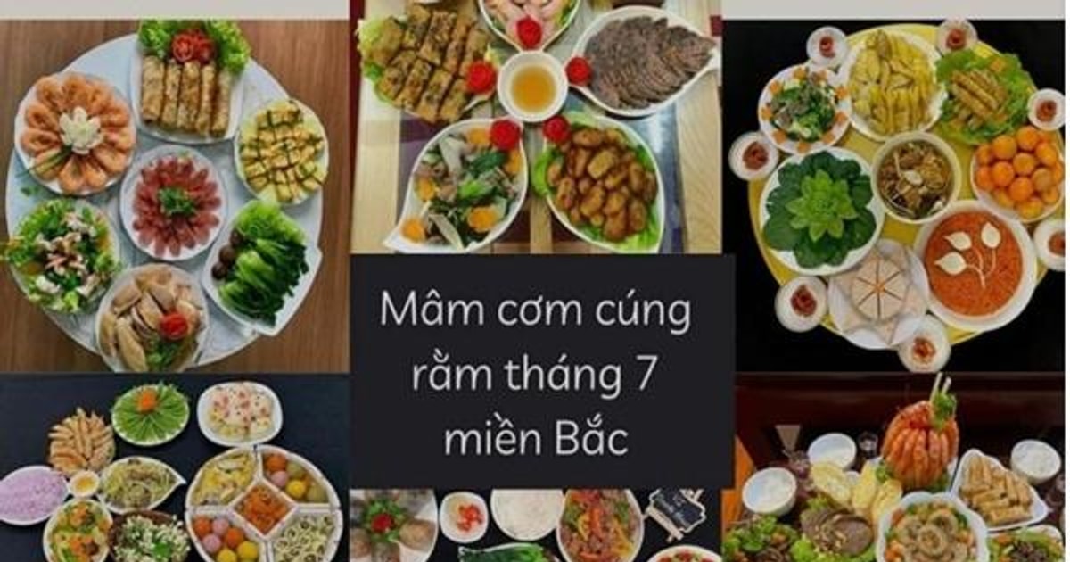 mâm com cúng rằm tháng 7 miền bắc - Hình 2