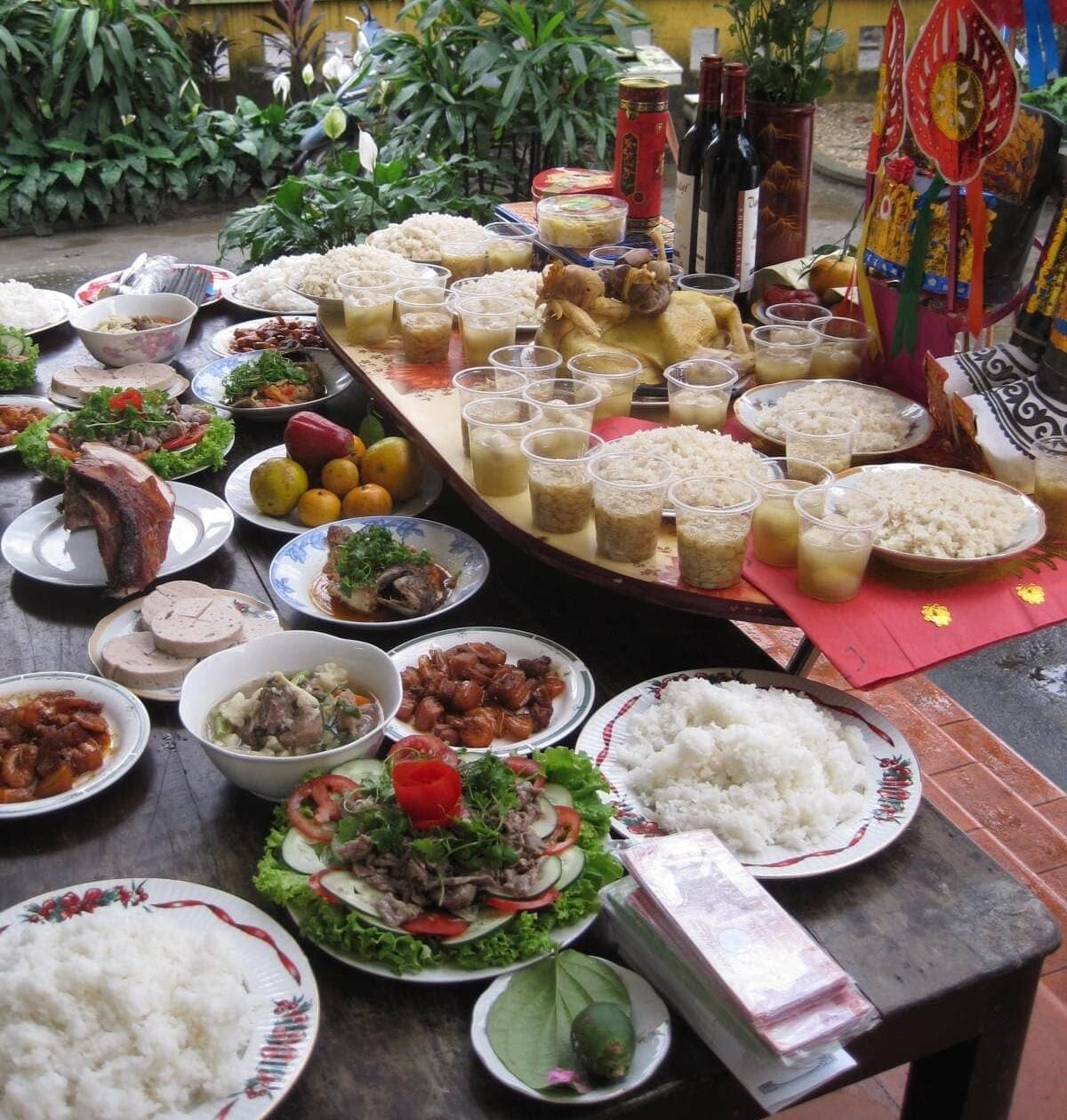 mâm cúng đất - Hình 4