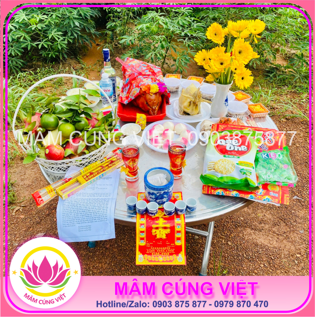 mâm cúng động thổ - Hình 5