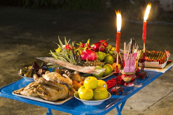 mâm cúng giao thừa ngoài trời gồm những gì - Hình 4