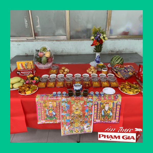 mâm cúng khai trương chay - Hình 4