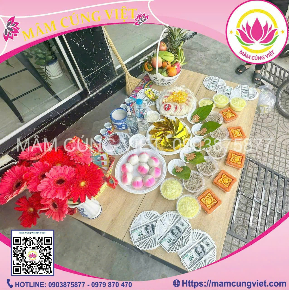 mâm cúng khai trương chay - Hình 5