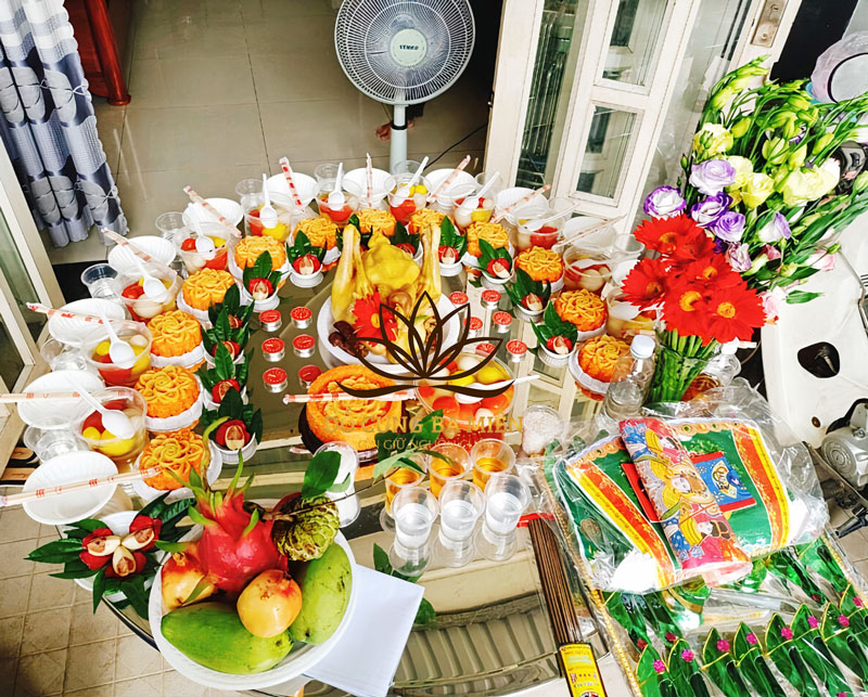 mâm cúng nhập trạch nhà mới - Hình 3