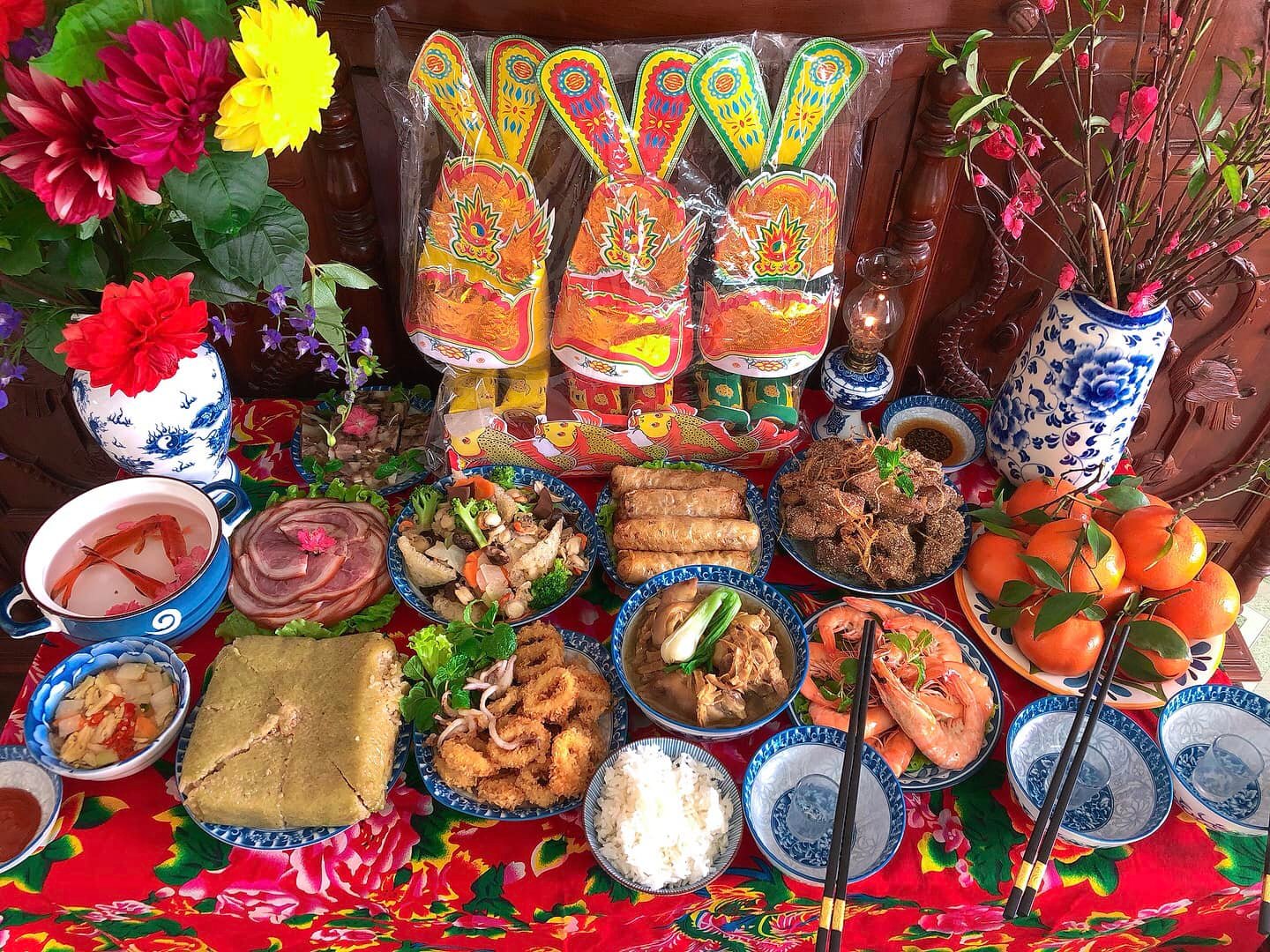 mâm cúng ông công ông táo miền bắc - Hình 3