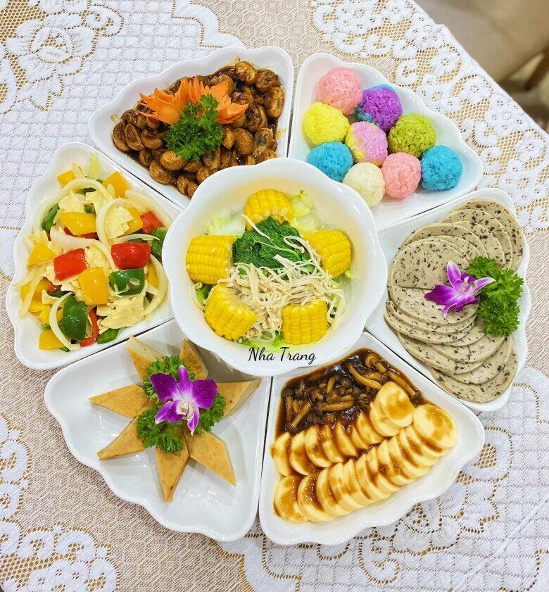 mâm cúng rằm tháng 7 đơn giản