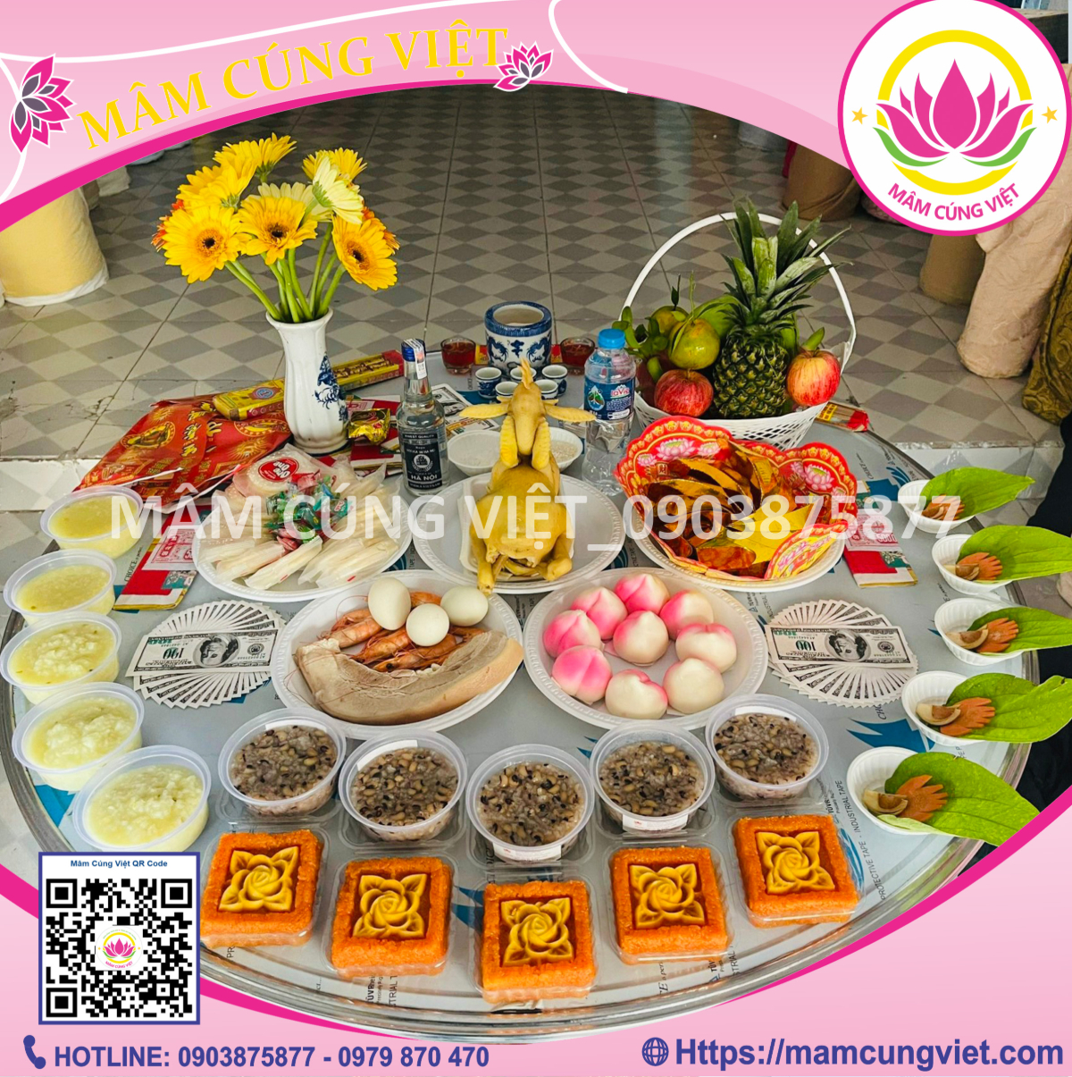 mâm cúng tất niên cuối năm - Hình 2