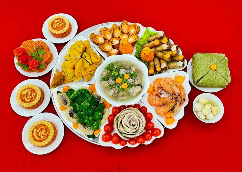 mâm cúng tất niên đơn giản - Hình 2