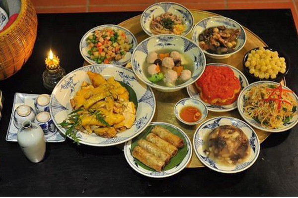 mâm cúng tất niên đơn giản - Hình 3