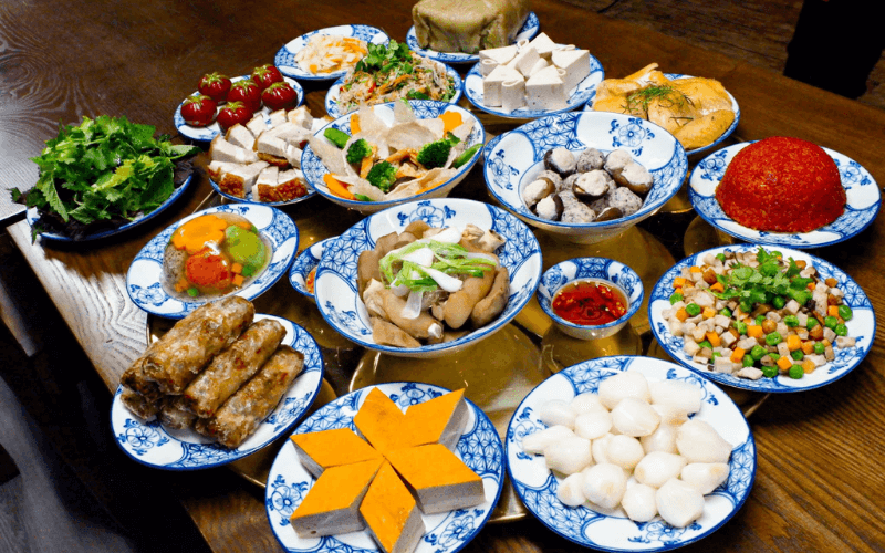 mâm cúng tất niên miền trung - Hình 2