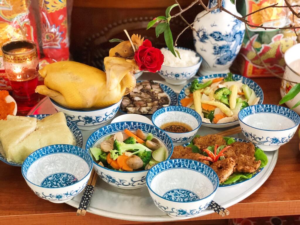 mâm cúng tất niên miền trung - Hình 4