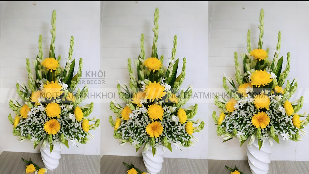 mẫu cắm hoa bàn thờ đẹp - Hình 3