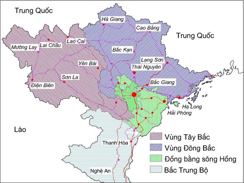 miền bắc (việt nam) gồm những tỉnh nào - Hình 4