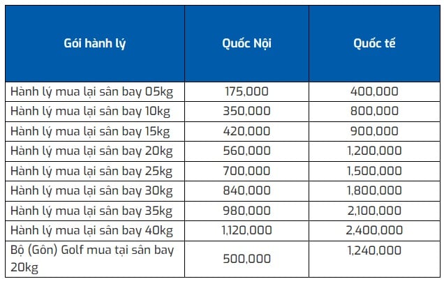 mua thêm hành lý ký gửi - Hình 2