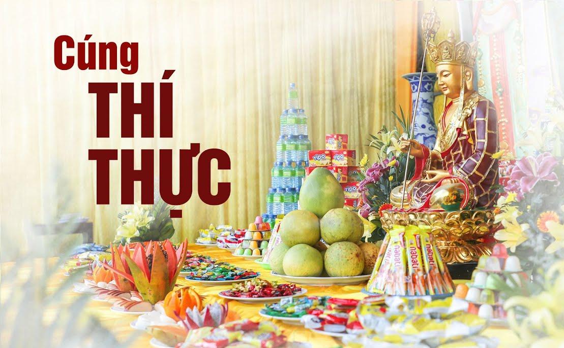 nghi thức cúng thí thực - Hình 2