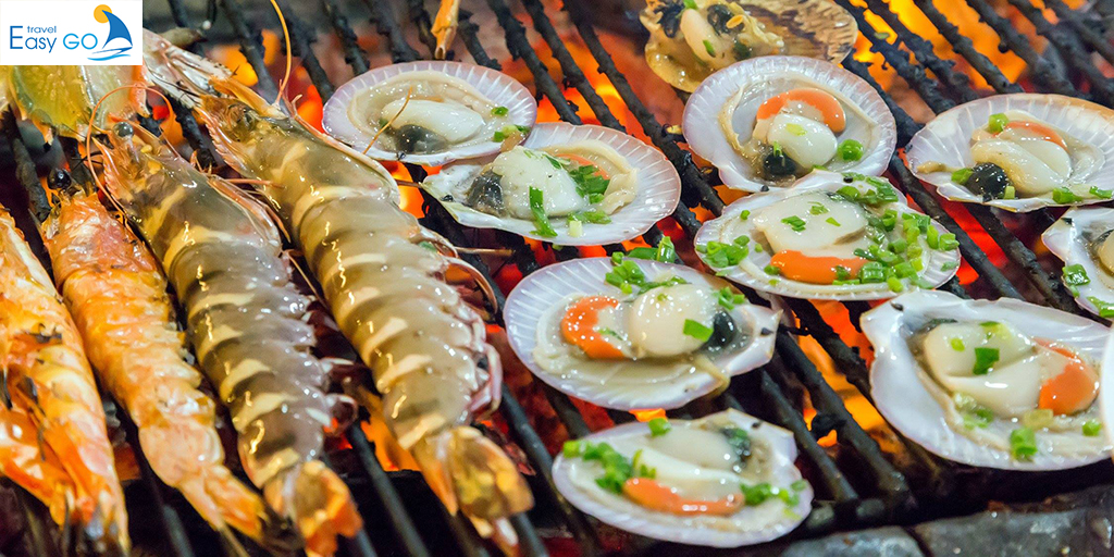 nhà hàng hải sản biển quỳnh