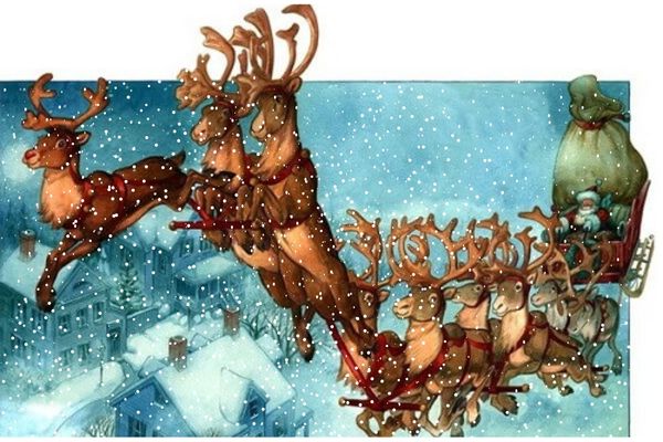 ông già noel cưỡi mấy con tuần lộc - Hình 5