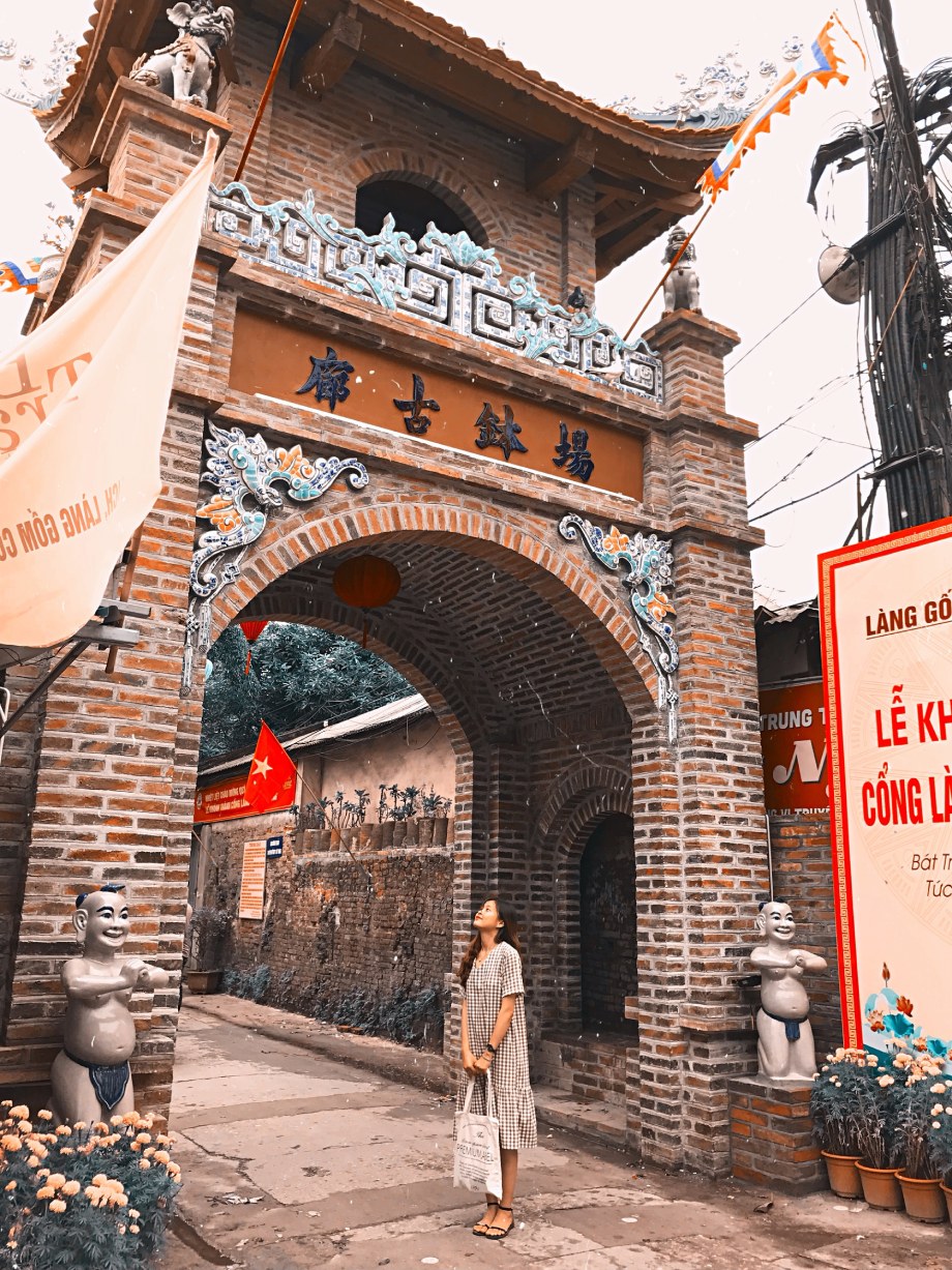 phong cảnh làng gốm bát tràng - Hình 1