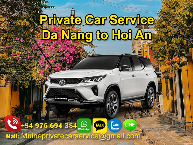 private car danang to hoi an
