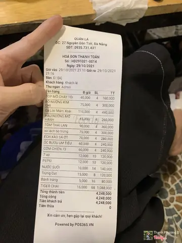 Review Quán Lá - Nhậu Bình Dân Đà Nẵng: Trải Nghiệm Thực Tế & Đánh Giá Chi Tiết