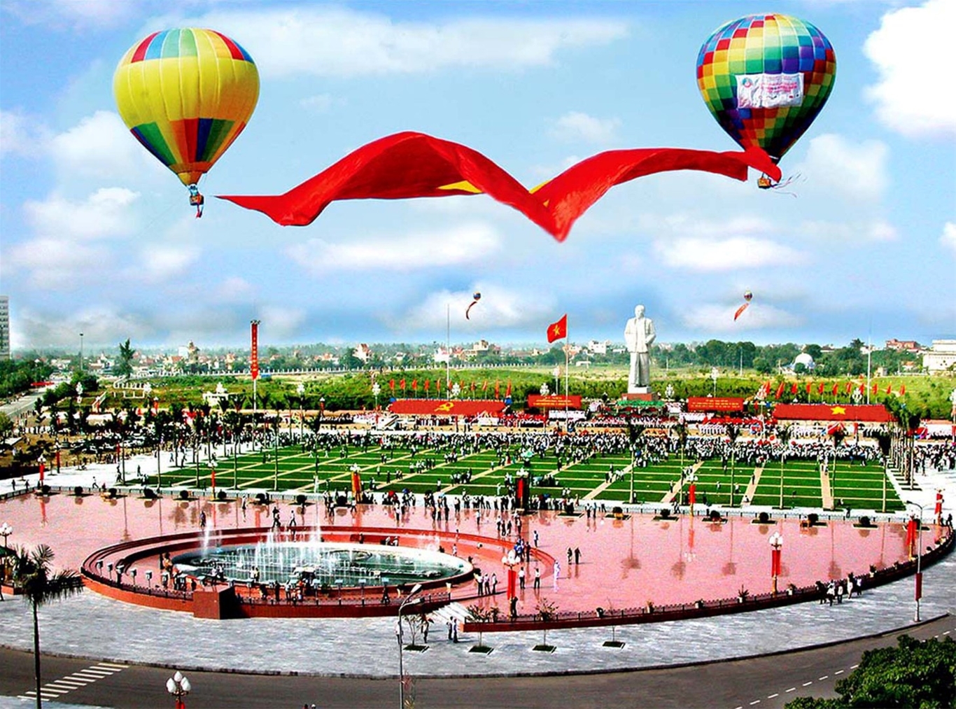quảng trường hồ chí minh nghệ an - Hình 1